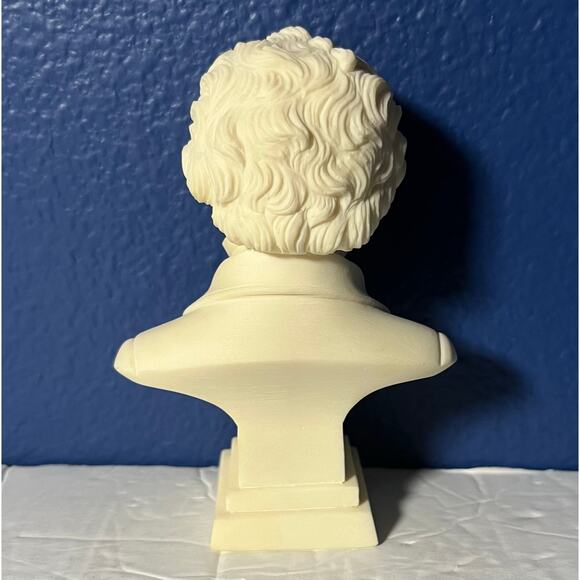 Franz Schubert Composer Bust Sculpture – Vintage Style Miniature Figurine - Picture 2 of 5
